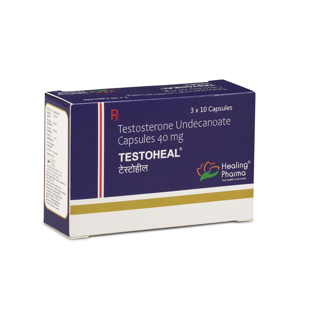 Testosterone Undecanoate 40mg (30 Capsules) by Testoheal
