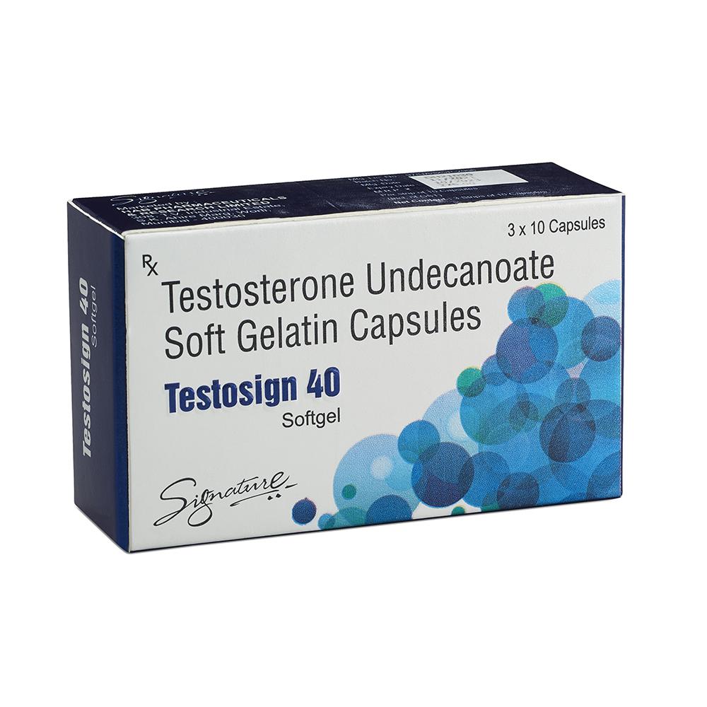 Testosterone Undecanoate Testosign 40mg (30 capsules)