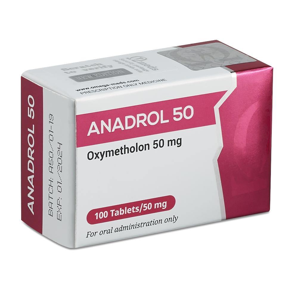 Anadrol 50mg (100 tabs) by Omega Meds