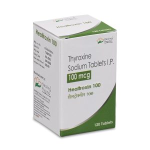 Thyroxine Sodium 100 mcg 120 tablets by Healing Pharma