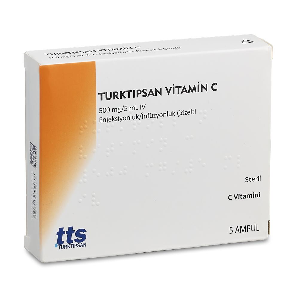 Vitamin C Injection 500mg By Turktipsan